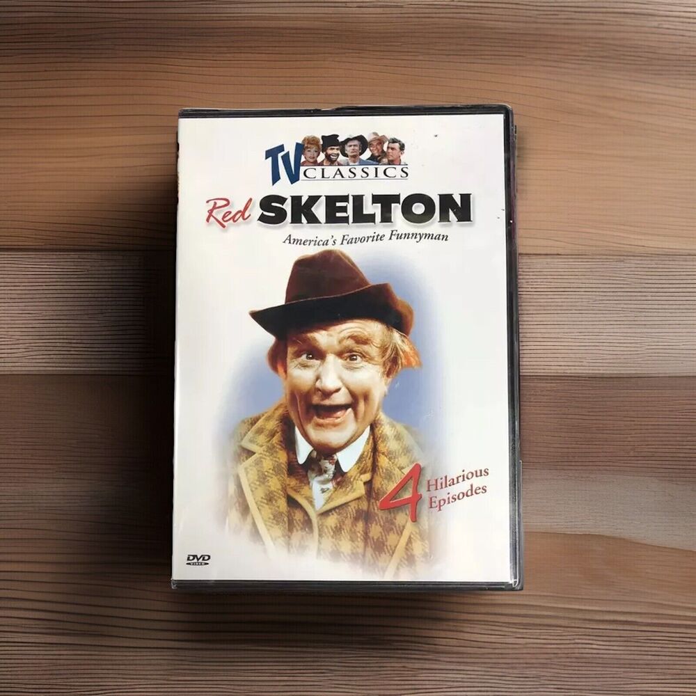Red Skelton America's Favorite Funnyman DVD, 2003 4 Hilarious Episodes TV